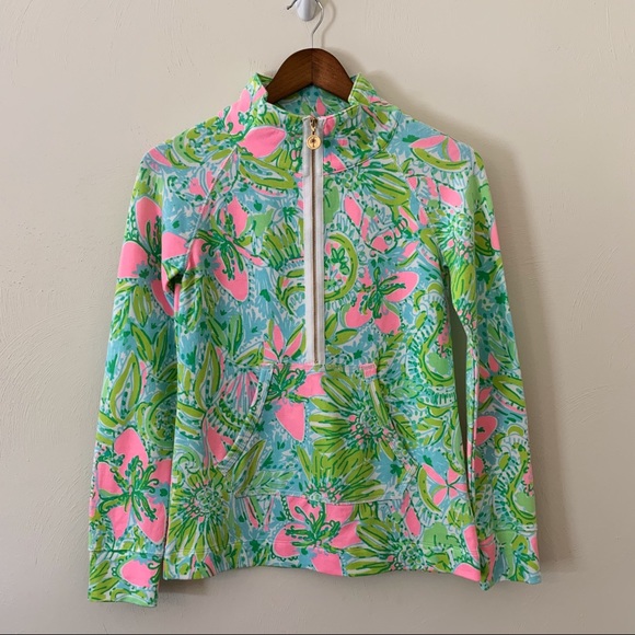 Lilly Pulitzer Coconut Jungle Popover XXS - Picture 1 of 4